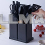 Набір кухонних приладдя з 19 предметів з підставкою Kitchenware Set чорний